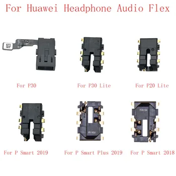 אוזניות אוזניות אודיו ג 'ק להגמיש כבלים עבור Huawei P30 30 לייט P20 לייט עמ' חכם 2019 2018 חבר 20 20 לייט תיקון חלקים