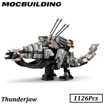 Thunderjaw מודל המשחק מפלצת MOC לבנים בנייה צעצועים צעצועים חינוכיים לילדים ילדים מתנות