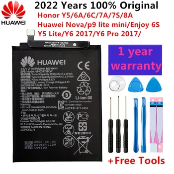 החלפת סוללה עבור Huawei נובה/ליהנות 6S/כבוד (6ג 6א 7א 7 7A 8A Pro)/( Y5 Y6 Y6 Pro) 2017/פ-9 לייט מיני HB405979ECW 3020mAh
