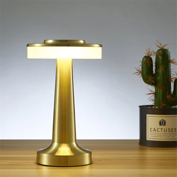 יצירתי מנורת שולחן נטענת ללמוד לקרוא לגעת עמעום Led שולחן אור טעינת USB עבור חדר השינה
