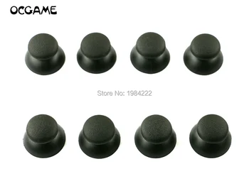 OCGAME 1000pcs/הרבה שחור אנלוגי 3D האגודל מקלות ג ' ויסטיק קטן חור פטריות עבור PS2 Thumbstick אוחז עבור פלייסטיישן 2