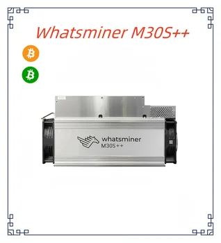 חדש Whatsminer M30S++ מ MicroBT כרייה SHA-256 אלגוריתם עם מקסימום Hashrate של -112/S עבור צריכת החשמל של 3472W