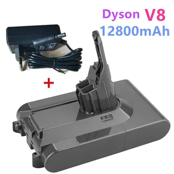100% מקוריים DysonV8 12800mAh 21.6 V סוללה עבור דייסון V8 מוחלטת /פלומתי/חיה Li-ion שואב סוללה נטענת
