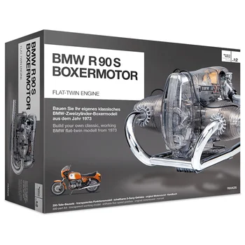 גרמנית 1/3 מנוע מודל סימולציה אופנוע מיני מנוע DIY מטלטלין הרכבה קיט דגם של מכונית מנוע חשמלי צעצוע