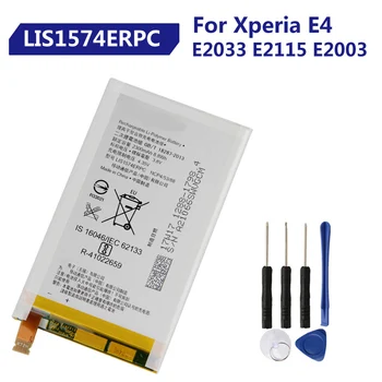 החלפת סוללה LIS1574ERPC עבור Sony Xperia E2033 E2115 E4 E2105 E2003 E2104 סוללת הטלפון סוללה 2300mAh