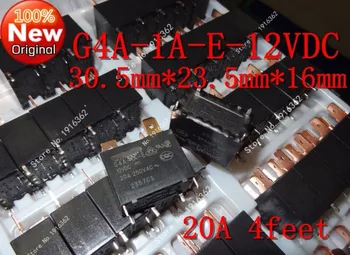 100PCS/Lot G4A-1A-E-12VDC G4A-1A-E 12V 20A ממסר הכוח 250VAC