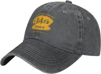 יוניסקס לוקס מסעדה מתכוונן רטרו שטף קאובוי כובע בייסבול ספורט קאפ