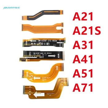1PCS עבור Samsung Galaxy A51 A71 A21s A21 A31 A41 לוח ראשי מחבר USB לוח תצוגת LCD להגמיש כבלים תיקון חלקים