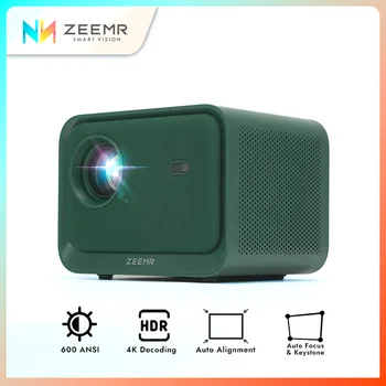 ZEEMR Z1 Mini הגירסה העולמית 600 Ansi 4K HD מלא 1080P אוטומטי אבן הראשה 5G WIFI Bluetooth מקרן עבור סלון, חדר קולנוע ביתי