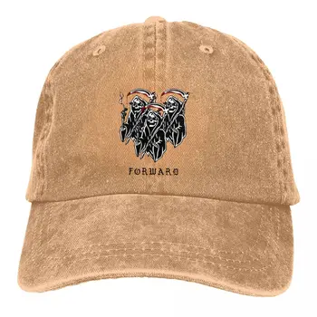שטף גברים כובע בייסבול של שלושה שלד משאית Snapback כובעי אבא כובע קדימה תצפיות קבוצת גולף כובעים