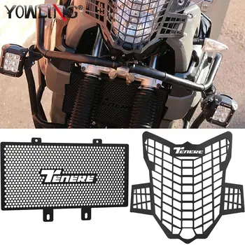 אופנוע אביזרים רדיאטור שומר & פנס מגן הראש אורות גריל השומר כיסוי עבור ימאהה XT660Z Tenere XTZ660