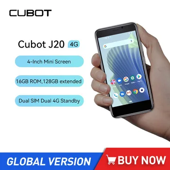 Cubot J20 4ס מ מיני טלפונים חכמים 2GB זיכרון RAM 16GB ROM (128GB מורחב) Dual SIM Dual 4G Celulares אנדרואיד 12 הטלפון קטן 2350mAh GPS
