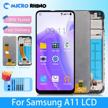 מקורי 6.4 תצוגה עבור Samsung Galaxy A11 LCD A115F A115AZ A115M A115MDS מסך מגע דיגיטלית הרכבה החלפה עם מתנה