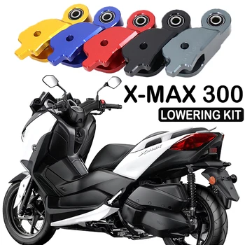 עבור ימאהה X-MAX300 XMAX300 XMAX-300 X-MAX 300 CNC אלומיניום הורדת אופנוע הלם אחורי ערכת טיטניום השחור אדום זהב כחול