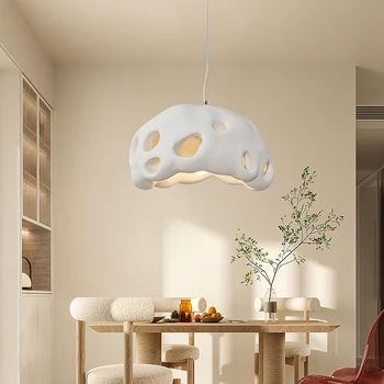 סקנדינבי מינימליסטי מסעדה תליון מנורה, מעצב סגנון האוכל, מנורת שולחן, אומנות מודרנית, בסגנון יפני שקט רוח תליון מנורה