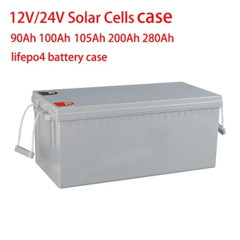 12V 24V סוללת Lifepo4 מקרה תאים סולריים 12V 24V 100ah 105Ah 180ah 200ah 280ah 320ah Lifepo4 Batteri תיבת RV הסוללה במקרה פלסטיק