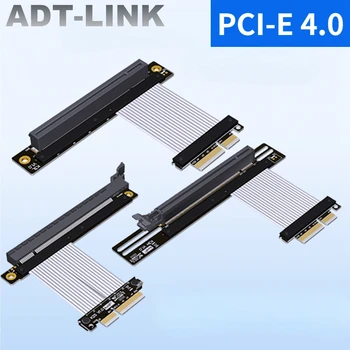ADT מותג אוניברסלי PCIe 4.0 x4 כדי x16 כבל מאריך Gen4 PCI-E קמה מתאם גרפיקה כרטיסים ב-Extender RTX3090 RX6800xt GPU