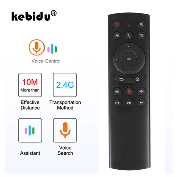 kebidu G20S ג ' יירו חכם הקול שלט IR לומד G10 2.4 G Wireless Fly Air Mouse עבור אנדרואיד הטלוויזיה Box עבור מיני H96 מקס X99