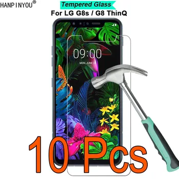 10 יח/הרבה עבור LG G8s ThinQ קשיות 9H 2.5 D אולטרה-דק הקשיח מזג זכוכית סרט מגן מסך השומר