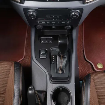 עבור פורד ריינג ' ר Wildtrak 2015-2021 ABS שחור מט לרכב במרכז פנל דקורטיבי מסגרת הכיסוי לקצץ מדבקה אביזרי רכב