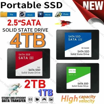 נייד SSD 2.5 Inch 512gb כונן קשיח Sata עבור מחשב נייד Micco שולחן העבודה של המחשב 2TB 4tb פנימי של מצב מוצק דיסק קשיח במהירות גבוהה