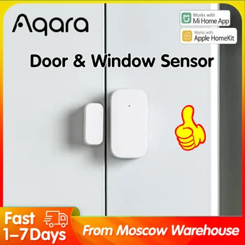 Aqara הדלת חלון החיישן Zigbee חכם אזעקה ביתית החיישן עובד עם Xiaomi הביתה APP ו-Homekit אפל חלון החיישן