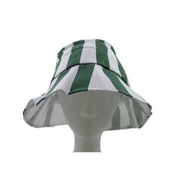Brdwn אקונומיקה יוניסקס urahara kisuke cosplay כובע כובע כיפה בצבע ירוק לבן פסים אבטיח בקיץ כובע מגניב