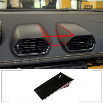 עבור למבורגיני Huracan 2014-2021 ABS המכונית השחורה שליטה מרכזית שקע האוויר קופסא לאחסון טלפון נייד תיבת מגש אביזרי רכב