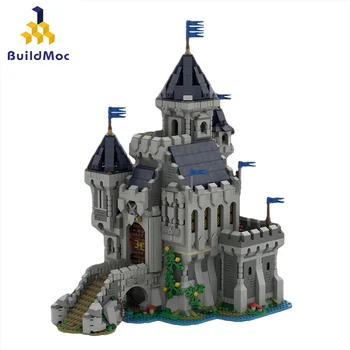 BuildMOC אבני הבניין להגדיר עבור 31120 אביר טירה מימי הביניים, אדריכלות רטרו העיר רחוב לבנים צעצוע לילדים