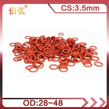 5PCS/lot אדום סיליקון O-טבעת סיליקון/VMQ CS 3.5 מ 