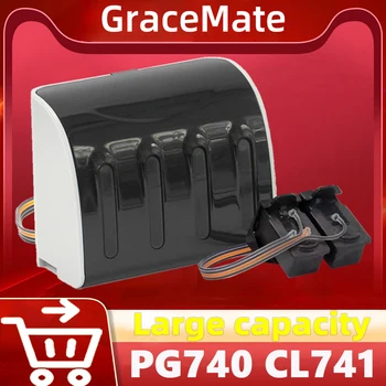 GraceMate PG740 CL741 מחסניות דיו CISS תחליף Canon pg740 cl741 עבור Pixma MX517 MX437 MX377 MG3170 MG2170 המדפסת