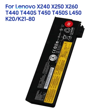6cell 48Wh המקורי החלפה סוללה עבור Lenovo ThinkPad S440 S540 X240 K20-80 L450 L460 W550s X260 X270 45N1124 45N1134 24Wh