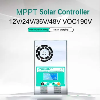 ניסיון אמין ונוח טעינה עם PowMr MPPT 60A Solar Charge Controller תומך עופרת חומצת סוללות ליתיום