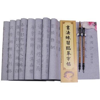 מברשת Copybook קסם לשימוש חוזר במים כותב בד קליגרפיה להגדיר למתחילים סיני ליברות Kitaplar