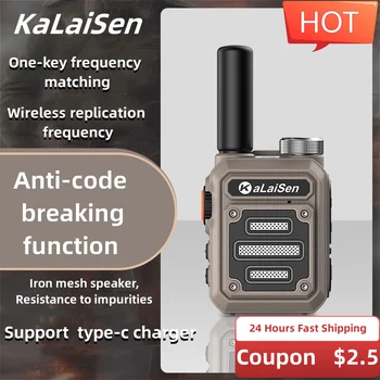 KaLaiSen TD630 UHF ווקי טוקי ארוך טווח אלחוטי להעתיק תדר רדיו דו-כיווני כף היד Comumicador