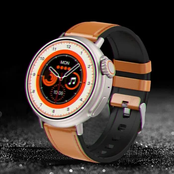 DIGWKD 2023 חדש אולטרה שעון חכם עגול Smartwatch חיי סוללה ארוכים שעונים NFC לפתוח חיצונית שעון היד עמיד למים IP67 MT30