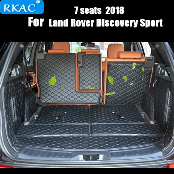 RKAC נסיעה ברכב מיוחדים באיכות גבוהה המטען מחצלות עבור לנד רובר דיסקברי ספורט 7 מושבים 2018 עמיד עמיד למים אתחול שטיחים