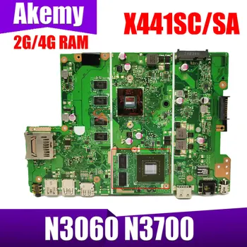 הלוח האם ASUS A441SC A441SA X441SA X441SC F441S X441S A441S מחשב נייד לוח אם N3050/N3060 N3700/N3710 2GB/4GB-RAM