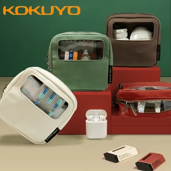 2021 KOKUYO מוצר חדש WSG-KUSK291 חלון שקית שקית אחסון חמוד דברים קטנים חלון שקוף שקית אחסון שקית נייר מכתבים