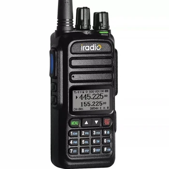 חדש Iradio UV83 Bluetooth ווקי טוקי 8W חובב רדיו עם תחנת אוויר הלהקה לקבל צבע LCD האצבע דיבור / שידור אופנוע