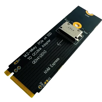החדש M. 2 NVME מ-המפתח U. 2 Oculink SFF-8612 מתאם PCI-E NGFF קמה כרטיס M. 2 MKey PCIE X4 SSD כדי Oculink מתאם Gen4 Gen3