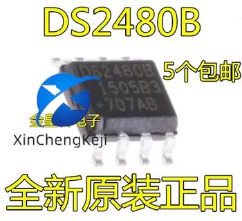 10pcs מקורי חדש DS2480B DS2480 SOP8 סדרתי 1.חוט נהג קו