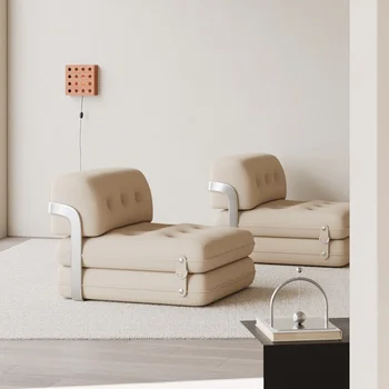 יחיד מתקפלת בסלון ספות עצלן עיצוב מודרני יוקרה בסלון ספות השינה Divani דה Soggiorno ריהוט הבית WZ50SF