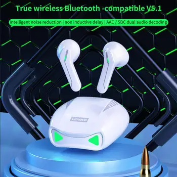 1 זוג Lenovo XT85 אלחוטית Earbud בקרת מגע Binaural חיבור נייד Bluetooth עם תאימות ל-5.1 AAC/SBC פענוח אוזניות