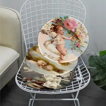 בציר ציור עדן המלאך סיבוב כרית מושב המשרד אוכל צואה פד ספוג הספה מזרן החלקה כסא כריות