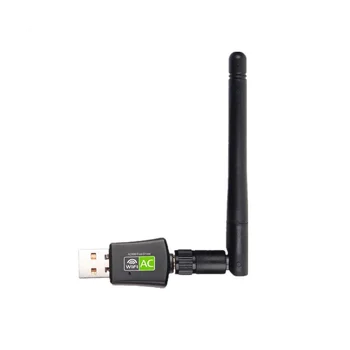 מתאם Wifi USB 600Mbps Dual Band 2.4 G-5Ghz אנטנה USB Ethernet Lan מחשב AC Wifi מקלט אלחוטי מתאם רשת