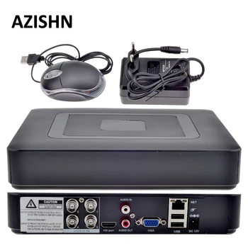 AZISHN יום א DVR 1080N תומך מלא בזמן אמת קידוד וידאו DVR קל להתחיל עם עוצמה מעקב טלוויזיה במעגל סגור DVR
