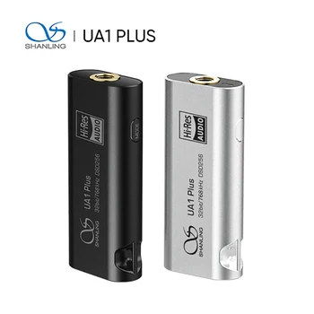 SHANLING UA1 פלוס USB DAC מגבר אוזניות מגבר כפול CS43131 צ 'יפס ברזולוציה גבוהה של אודיו PCM 32bit/768kHz DSD256 Type-C ל-3.5 מ