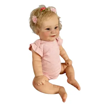 בובות התינוק נולד מחדש בנות מציאותי התינוק הנולד בובות מציאותי סיליקון הפעוט עמיד למים התינוק נולד מחדש עם בנות