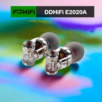 DD ddHiFi E2020A (ג 'אנוס) דינמי In-Ear Monitors אוזניות IEM עם 2.5 מ